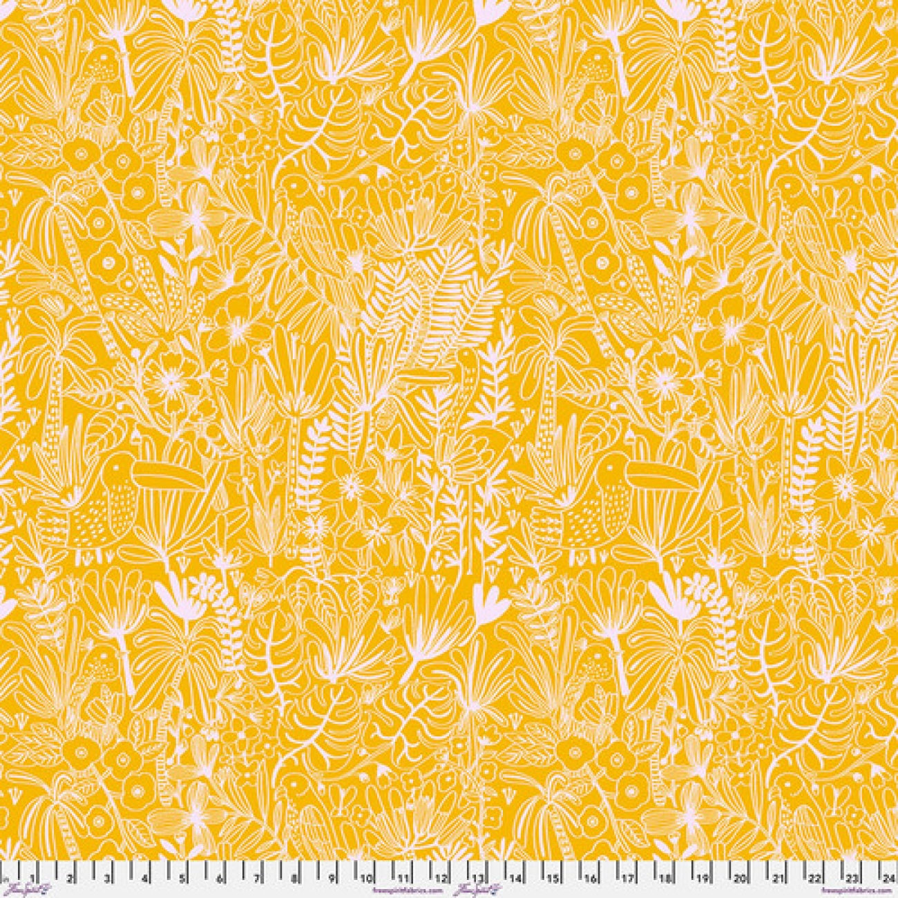Baumwolle Patchwork - Carolyn Gavin Stoffe - Harmony - Jungle Maize